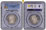 Saxony 2 Mk 2 Mark Sachsen Friedrich August III Jaeger 134 -