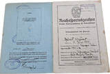 Drittes Reich 1937 inkl Ehrenurkunde Reichsportabzeichen Verleihungsbuch TB-TTB