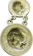 USA 1/4 Dollar 1906 Charavari - umgearbeitet mit herausgetriebenen, plastischem Kopf Lady Liberty - SUP