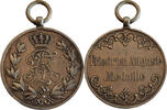 Sachsen-Albertinische Linie Tragbare Medaille Friedrich August III. 1904-1918 -