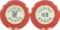 Griechenland Casino Token Rodos / 5 Euro Chip -