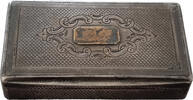 Antiquität Tabatiere 13er Lot Silber gepunzt Maße 70 x 38 mm Tolle Patina -