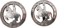Schmuck Manschettenknöpfe aus 2 x 5 Schilling-Münzen 640er Silber Republik Österreich -