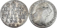 Brandenburg Preussen 1/6 Taler Friedrich II. der Große (1740-1786), Schrötlingsfehler -