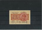 Saarland 1 Franc Mienenverwaltung - Serie F - Selten -