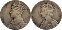 Großbritannien Medaille King George VI auf seine Krönung am 12. Mai. -