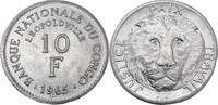 Kongo 10 Francs Kursmünze -