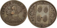 Schweden Jeton zur Hochzeit von Oscar und Josephine 1823 -