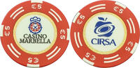 Spanien Casino Token Cirsa Marbella / 5 Euro Chip -
