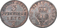 Preußen 3 Pfennige Wilhelm I. (1861-1888) -