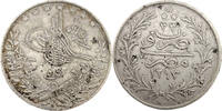 Ägypten 5 Qirsh Sultan Abdul Hamid II (1876 - 1909) Jahr 33 -