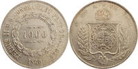 Brasilien 1000 Reis Pedro II. 1831 - 1889 -