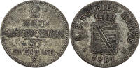 Sachsen-Albertinische Linie 2 Neugroschen Friedrich August II. 1836-1854 -