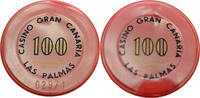 Spanien 100 Pesetas Casino Las Palmas -