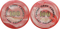 Spanien 100 Pesetas Casino Las Palmas -