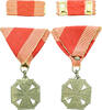 Österreich Medaille Karl-Truppenkreuz mit Bandleiste -