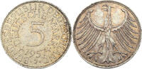 Deutschland 5 Mark Silberadler - Tolle Patina -