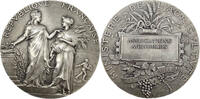 Frankreich Medaille Agrar-Ministerium Silbermedaille im Original Verleihungsetui -