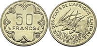 Zentralafrika 50 Francs 1977 CFA-Franc BEAC (1973 - 2025) vz-st 3,00 EUR  + 9,50 EUR frais d'envoi