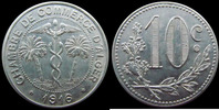 Algerie, Algeria 10 centimes ALGER, chambre de commerce, 10 centimes aluminium 1916, 29,5 mm, LEC.135 TTB+/SUP -