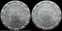 Region Provencale 5 centimes REGION PROVENCALE, chambres de commerce, 5 centimes aluminium, 1921, 23 mm, E.10.6 SUPERBE -