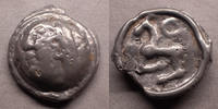 Sequani, Sequanes potin SEQUANES, SEQUANI, potin Q.DOCI à la tête laurée, 4,19 grms, DT.3095 TTB/TTB+ -