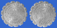 Region Provencale 5 centimes REGION PROVENCALE, Chambres de commerce, 5 centimes aluminium 1921, El.10.6 Quasi SUPERBE -