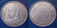 Egypte, Egypt 5 piastres EGYPT, EGYPTE, Farouk, 5 piastres AH-1358 (1939) KM.366 TTB -