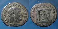Roman Empire follis ou nummus MAXENTIUS, MAXENCE, follis ou nummus Rome en 308-310, CONSERVAT URBS VAE / RBT, 23x25mm, 8,11 grms, RIC.210 P.TTB -