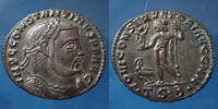 Roman Empire follis CONSTANTINUS I Magnus, CONSTANTIN Ie le Grand, follis réduit Thessalonica en 312-313, IOVI CONSERVATORI AUGG NN, 23mm, 3,63 g, R -