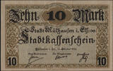 Mulhouse 10 mark Mulhouse, billet de 10 mark 15.10.1918 non annulé, NEUF -