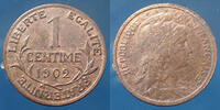 France 1 centime 1 centime Daniel Dupuis 1902, Gad.90 TTB -