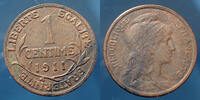 France 1 centime 1 centime Daniel Dupuis 1911, Gad.90 TTB -