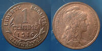 France 1 centime 1 centime Daniel Dupuis 1916, Gad.90 TTB+ -