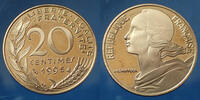 France 20 centimes 20 centimes Lagriffoul 1995, frappe belle épreuve, Gad.332a légères traces, BE -