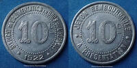 Hérault 10 centimes Hérault, syndicat de l'alimentation en gros, 10 centimes 1922, aluminium 23,5mm, El.20.6 TTB -