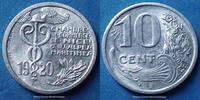 Nice 10 centimes Nice, Alpes Maritime, 10 centimes 1920, aluminium 25mm, El.10.2 TTB+ -