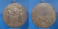 Alsace, Lorraine, Elsass, Lothringen Alsace - Lorraine, Elsass Lothringen, médaille avec bélière, Lander Verband der Turnveiren, 50,5mm, TB à TTB -