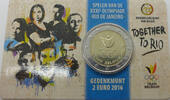 Belgien 2 Euro Olympische Spiele Rio de Janeiro - 2€ Coincard -