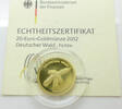 Bundesrepublik Deutschland / BRD 20 Euro Gold 2012 G Serie Deutscher Wal... 545,00 EUR  + 13,95 EUR frais d'envoi