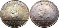 Deutschland Weimarer Republik 3 Reichsmark Drei Reichsmark Schwurhand Zum 10. Jahrestag der Weimarer Verfassung - J.341 -