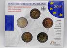 Bundesrepublik Deutschland / BRD 5 x 2 Euro 2-Euro-Sammlermünzenset - 100. Geburtstag von Helmut Schmidt -