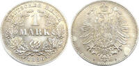 Deutschland Kaiserreich 1 Mark 1886 D Jaeger 9 - Eine Mark - J.9 FDC-,leicht patiniert