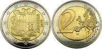Andorra 2 Euro Staatswappen von Andorra -