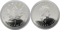 Kanada 5 Dollar / 1 Oz 2001 Maple Leaf - 1 Oz Ag - Elizabeth II FDC