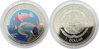 Liberia 1 Dollar Marine-Life Protection Fische -