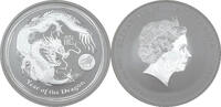 Australien 1 Dollar One Dollar - 1 Unze Silber - Year of the Dragon - Serie: Lunar II - Elisabeth II -