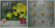 Österreich 3,88 Euro - KMS 2012 Kursmünzensatz - Euro-KMS - Schlüsselblume FDC im Folder