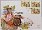 Anguilla 2 New Pence 1981 Abbildung einer Frau mit ihrer Ernte - Numisbrief FDC