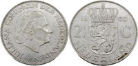 Niederlande 2 1/2 Gulden 1960 K&ouml;nigin Juliana Vzgl, leichte Patina 21,95 EUR  + 13,95 EUR frais d'envoi